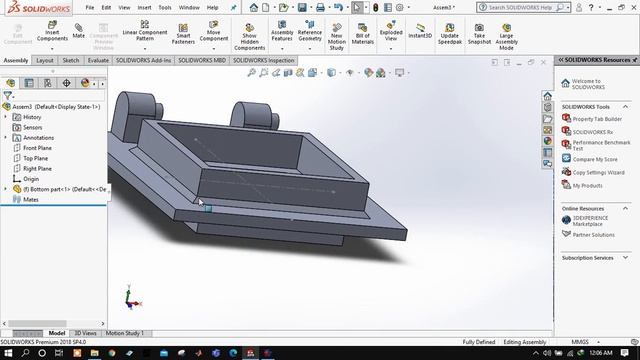 SOLIDWORKS - 11 | Insert multiple components solidworks assembly смотреть онлайн