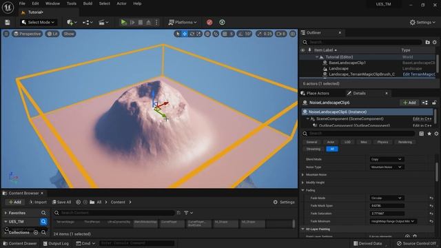 Ultra Fast Unreal Engine Landscape Editing/Sculpting with the TerrainMagic Realtime Mode смотреть онлайн