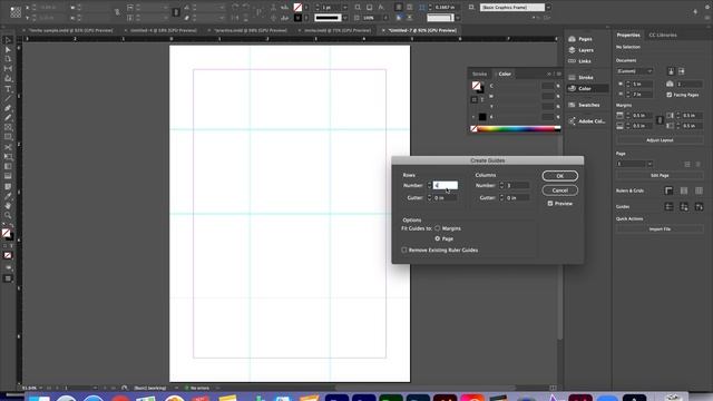 Create a modular grid in InDesign смотреть онлайн