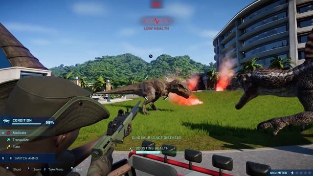 I TRAPPED 1000 PEOPLE IN T-REX PADDOCK JURASSIC PARK смотреть онлайн