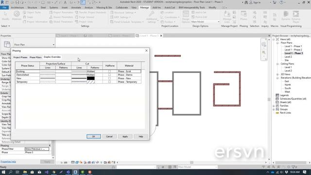 Phasing và Design Option #Revit | Bài 6: Tìm hiểu về Phase Filter và Graphic Override смотреть онлайн
