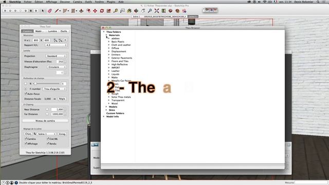 Tuto TheaRender pour sketchup - #1 - Interface смотреть онлайн