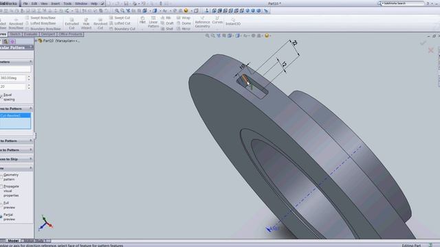Solidworks Fren Diski Çizimi смотреть онлайн