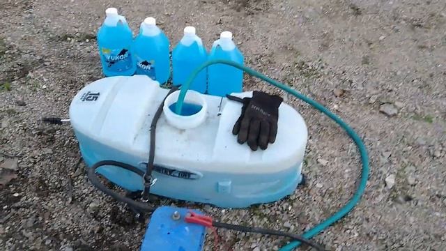 Tractor Tire Ballast Weight with -20 Windshield Washer Fluid смотреть онлайн