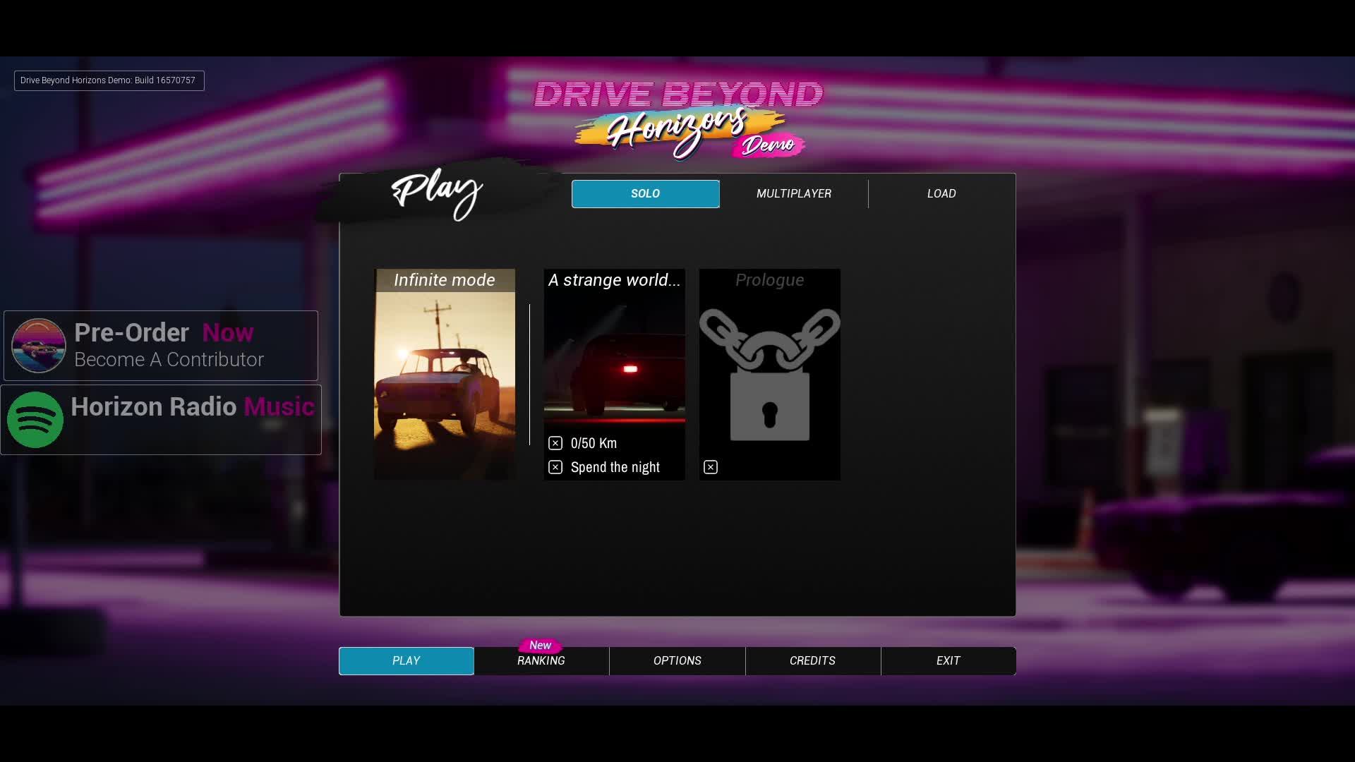 Drive Beyond Horizons - посмотрим демку. смотреть онлайн