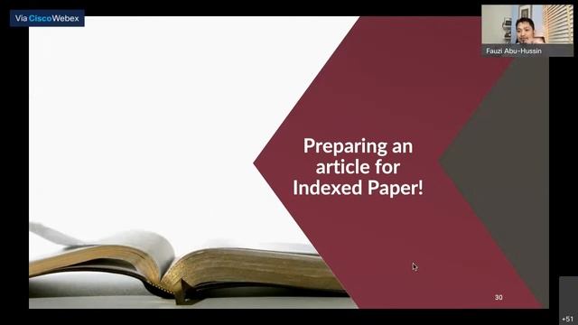 WEBINAR BENGKEL PENULISAN ARTIKEL JURNAL BERIMPAK TINGGI SIRI 2 PART 1 смотреть онлайн