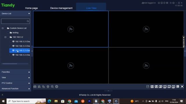 How Add Tiandy NVR To "Easy 7 Smart Client Express" Desktop Software смотреть онлайн