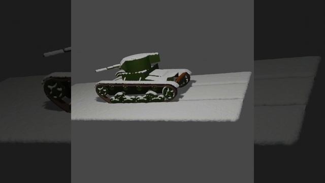 Low Poly Tank Animation - Blender смотреть онлайн