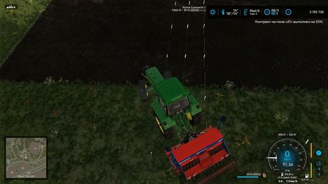 Засеять Пшеница (поле 21) \ Farming Simulator 22 смотреть онлайн