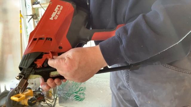 HILTI GX 90-WF Framing Nail Gun Review Cordless First Fix Gas Nailer