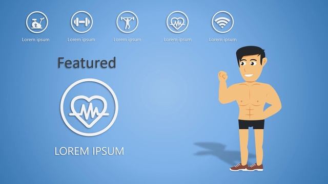 PPT ANIMATION FITNESS #4 | FREE TEMPLATE смотреть онлайн