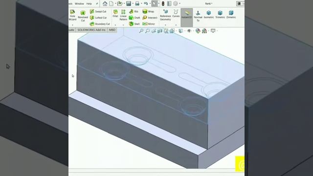 solidworks tutorial 10- Mould design смотреть онлайн