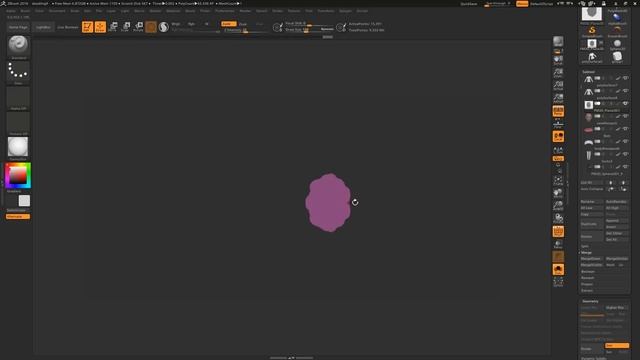How to model a SKIRT in Zbrush - 60 Second Tutorial смотреть онлайн
