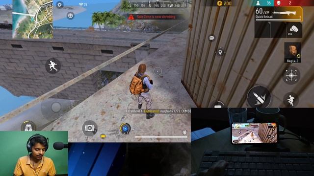 Free Fire With Wireless Keyboard And Mouse || Mantis Mouse Pro ✨ смотреть онлайн