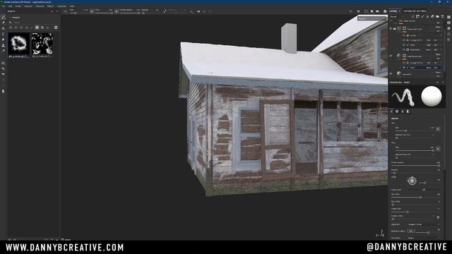 Neglected House in Substance Painter смотреть онлайн