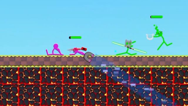 😱К. ТЕЛЕПОРТАЦИОННЫЙ МАГНИТ ПРОТИВ К. ЛАЗЕРНАЯ АРФА! Supreme Duelist stickman смотреть онлайн