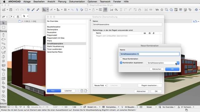 ARCHICAD 20 - Neue Grafische Überschreibungskombination erstellen смотреть онлайн