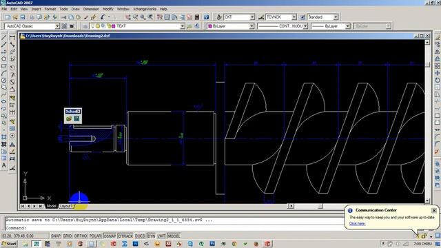 Screw Shaft In Solidworks - SolidWorks Tutorials смотреть онлайн