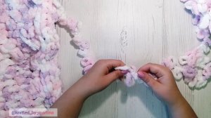 Как присоединить нить пряжи Alize Puffy