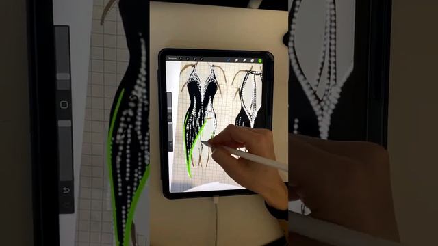 Эфир по рисованию эскизов платьев для бальных танцев на фигуре в реальных пропорциях (05.03.2024 г) смотреть онлайн