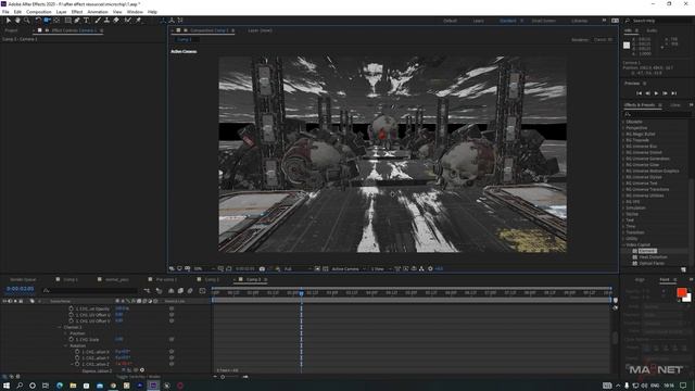 Element 3D compositing tutorial II After effect II Element 3D смотреть онлайн
