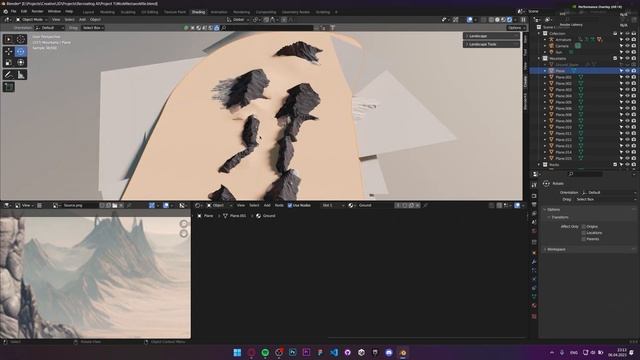 The pure process of an amateur 3D artist recreating AI art in Blender. смотреть онлайн