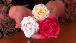 «Цветы из атласных лент» – мастер–класс