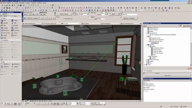 Escena archinterior en Cinerender de Archicad смотреть онлайн