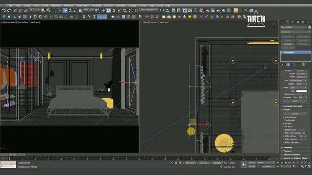 V-Ray Next for 3ds Max – interior day Lighting scene смотреть онлайн