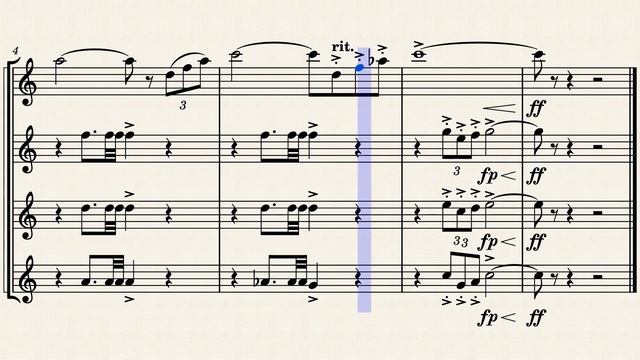 20th Century Fox Theme, Arr. for Trumpet Quartet смотреть онлайн