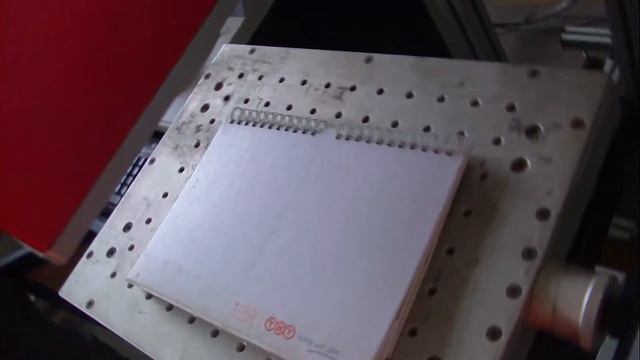CO2 marking lasermachine Mark on white paper смотреть онлайн