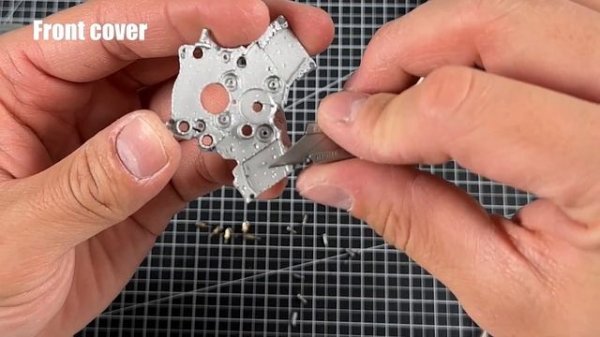 MAD RC DIY V8 Engine Model Kit for Capra VS4-10 Pro - Engine Model 1/10