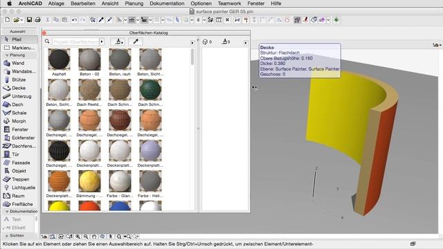 AC19 Oberflächenkatalog 02 - Verwendung der Oberflächenkatalog-Palette смотреть онлайн