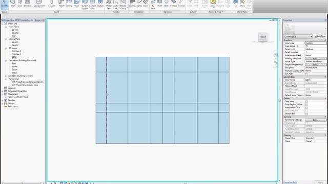 060 Tutorial: How to Create a curtain wall in REVIT Architecture смотреть онлайн