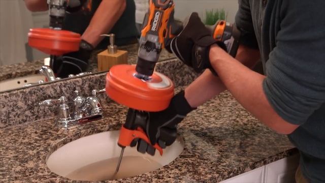 RIDGID- How To Use RIDGID POWER SPIN+ Drain Cleaner