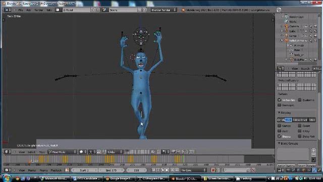 Blender 2.6 Character Animation Walk Cycle Tutorial Part 2