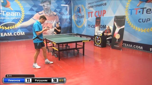 Лимонов - Ратушняк. 10 августа 2016. TT Cup смотреть онлайн
