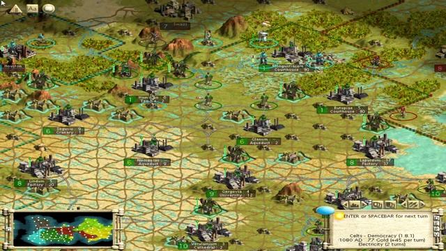 "Civilization III", random tribe - Celts #27, Emperor difficulty, no commentary смотреть онлайн