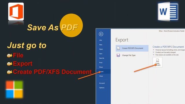 MS WORD DOCUMENT TO PDF FORMAT FILE | (What Is The EASYEST Way To Do It?) | MS WORD Tips & Tricks