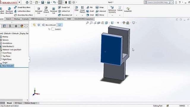 SolidWorks Tutorial for Beginners | SolidWorks Exercise for Beginners - 12 смотреть онлайн