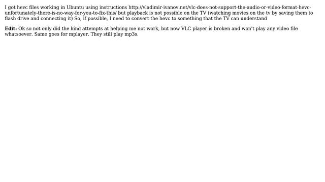 Ubuntu: Convert HEVC files with ubuntu смотреть онлайн