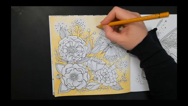 Vintage background in Colouring Book 1 Old Letter - Mein Sommer Spaziergang Rita Berman смотреть онлайн