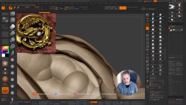 Victorian Brooch sculpting смотреть онлайн