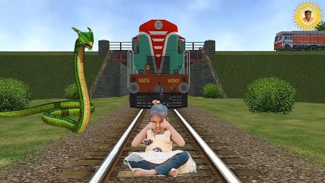 Anaconda snake & baby funny vfx magic video | stop the train | train simulator | beamng.drive/vol 4 смотреть онлайн