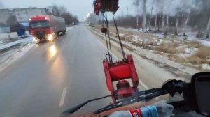 Крюк оторвался от кабины во время движения по дороге