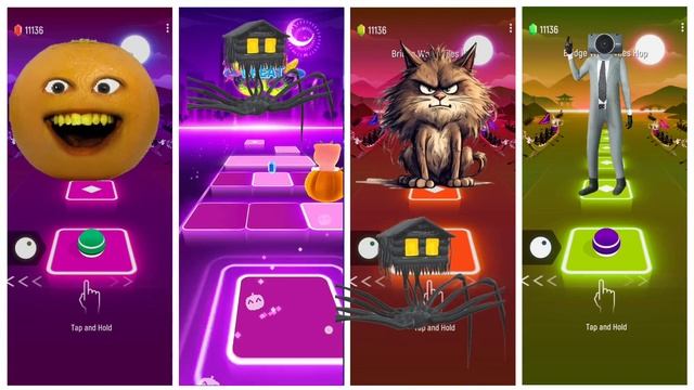 Annoying Orange 🆚 House Head 🆚 Cartoon Cat 🆚 Skibidi Camera Tiles Hop EDM Rush 🎶 Who is Best? смотреть онлайн