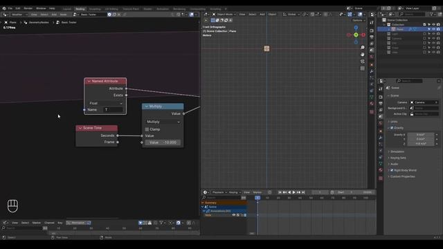 [Tut] Delta Time and Gravity in Simulation Zone - Blender Geometry Nodes Fundamental 4.1+ смотреть онлайн