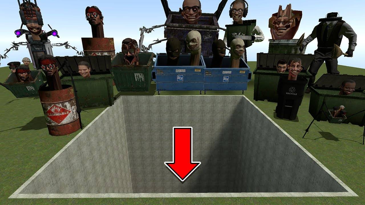 БОСС БАНДЫ СКИБИДИ В ТУАЛЕТЕ В ГИГАНТСКОЙ ЯМЕ смотреть онлайн