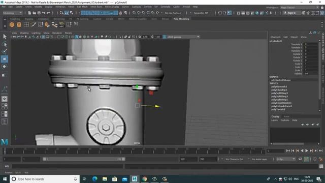 Hardsurface modeling Remesh and Retopo in Maya Part2 смотреть онлайн