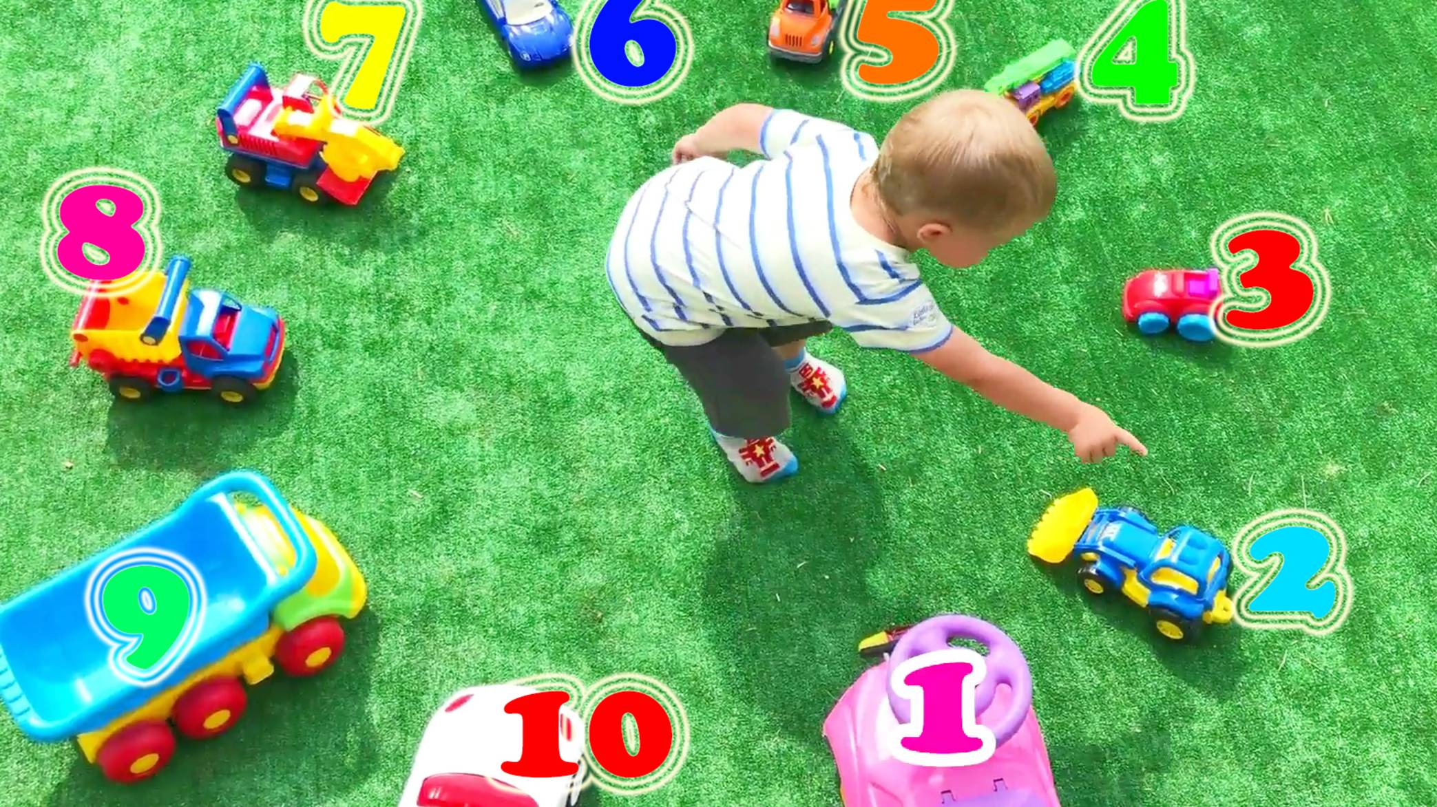 Считаем от 1 до 10 | Учим Цифры | Развивающие видео для самых маленьких смотреть онлайн